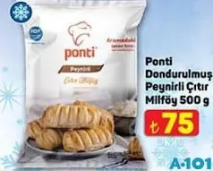 PONTİ DONDURULMUŞ PEYNİRLİ ÇITIR MİLFÖY 500 GR